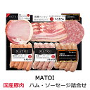 MATOI 国産豚肉バラエティ6品詰合せ （ロースハム ベーコン チューリンガー バウフヴルスト 紅花油たまねぎウインナー ソフトサラミ） AG-50 大多摩ハム ギフト のし対応可