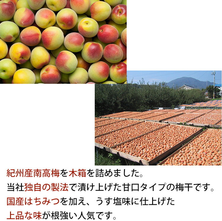 2025 お中元 熊平の梅 紀州産南高梅使用 梅の邑 うめのむら(塩分8％ 4Lサイズ（大玉） うす塩味はちみつ）700g うめぼし 井上梅干食品 ギフト のし対応可 夏ギフト