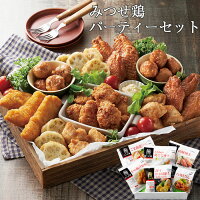 みつせ鶏本舗のパーティーセット　計6品(から揚げ塩味、蓮根かさね揚げ、鶏タレ焼きだんご、ごま南蛮、ささみの丸ごとカツ、山賊焼き） みつせ鶏本舗・ヨコオフーズ【お歳暮のし対応可】【年末年始の為クレジットカード支払いのみ受付中】