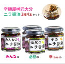 株式会社Logstyle 辛麺屋桝元 大分 ニラ醤油 3種 4本 ご自宅セット