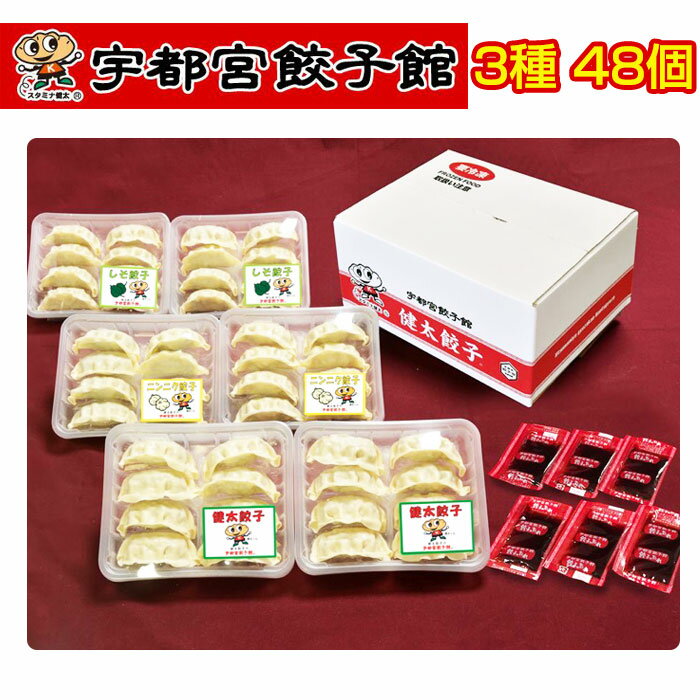 お歳暮 宇都宮餃子館 人気の3種セット(健太餃子・シソ餃子・ニンニク餃子) さくら食品 ギフト のし対応可 冬ギフト