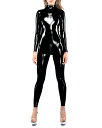 【即納】 ラバー ラテックス キャットスーツ 立体パターン Latex Catsuit Anatomic Cut ラバースーツ BRIGHT SHINY （カラー：ブラック）