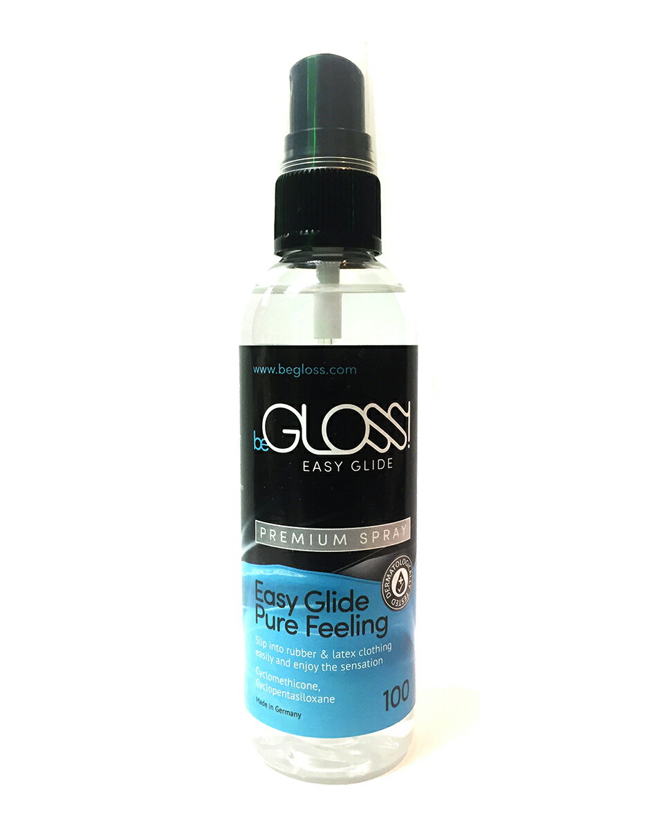 beGLOSS Easy Glide Premium Spray 100ml ラバー ラテックス ゴム 製品 専用 ドレッシングエイド