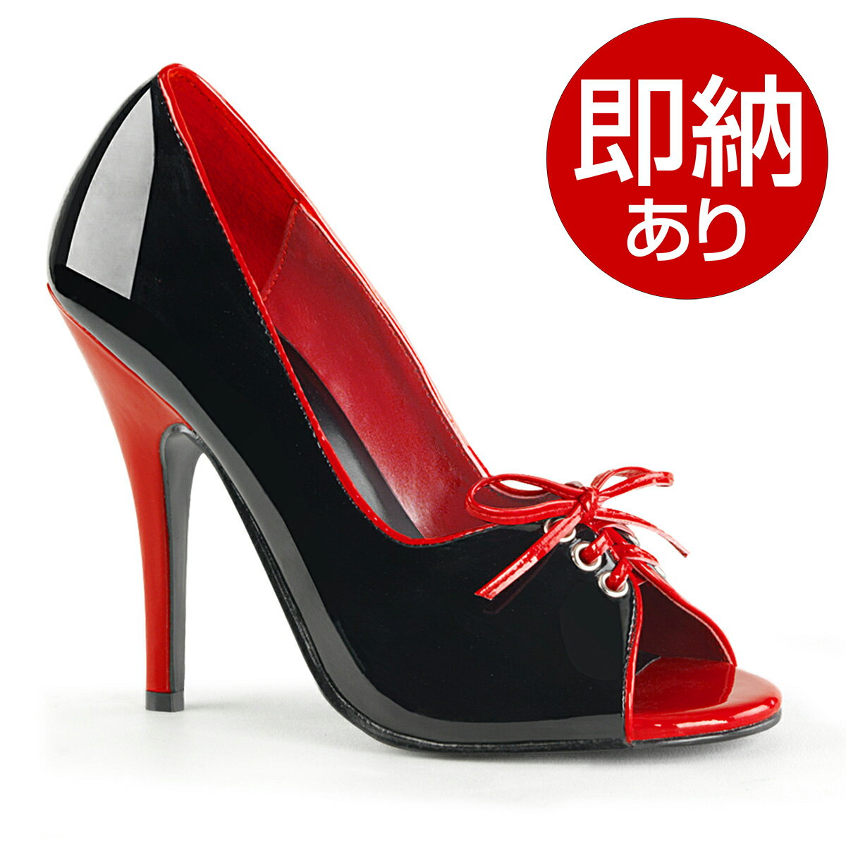 Pleaser プリーザー 【取り寄せ】【即納あり】【国内在庫あり】 サンダル オープントゥ ピンヒール 12cmヒール エナメル PU SEDUCE-216