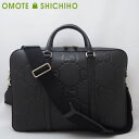 【未使用品】 GUCCI グッチ 2way ブリーフケース ビジネスバッグ ハンドバッグ ショルダーバッグ ジャンボGG レザー 黒 ブラック 658573 7...