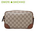 【未使用品】 GUCCI グッチ エンボス スーパー ミニバッグ ショルダーバッグ 斜め掛け GG エンブレム モノグラム 821216 ベージュ ブラウン メンズ レディース【中古】(4)