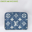 【セール！】Louis Vuitton ルイヴィトン ジッピー コインパース コインケース 小銭入れ カードケース 財布 モノグラム　ジャカードデニム ブルー M81185 レディース メンズ 美品89,800円→79,800円に値下げしました！【中古】