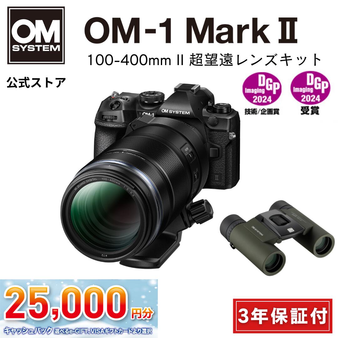 【3年保証】 OM-1 Mark II 100-400mm II 超望遠レンズキット ミラーレス カメラ 一眼カメラ 野鳥撮影 ..
