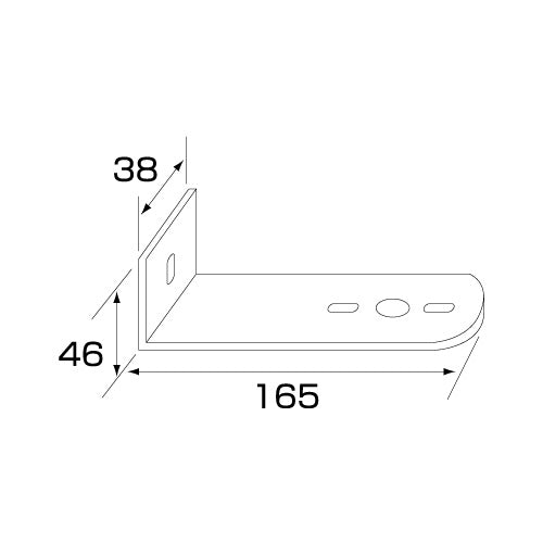 錆びにくいステンレス製のバスマーカーランプ取付け用ステーです取付簡単!バスマーカーランプとステーをネジで留めるだけ!●材質 ステンレス ●長さ(mm) 38 ●幅(mm) 165 ●厚さ(mm) 1.5 ●高さ(mm) 46 ●タイプ L型 【送料】 送料：1回のご注文につき600円（税別）の送料をご請求いたします。 ※沖縄・離島は別途見積もりとなります。 ※ご注意 こちらの商品は取寄せ対応品です。 ご注文〜納品まで日数がかかる場合がございます。 ご注文後、メーカー欠品等による出荷できない場合がございます。 速やかにご連絡させていただきますので、あらかじめご了承くださいませ。