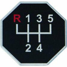 メーカー直送 ジェットイノウエ シフトパターンステッカー いすゞ 07エルフ 503704 ※代引・返品不可