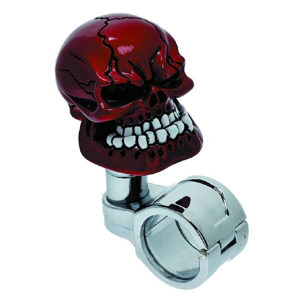 メーカー直送 ジェットイノウエ スカルハンドルスピンナー ワインレッド 506183 ※代引・返品不可