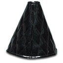 メーカー直送 ジェットイノウエ モコモコシフトブーツカバー ダブルステッチ ギャラクシーブラック 508121 ※代引・返品不可