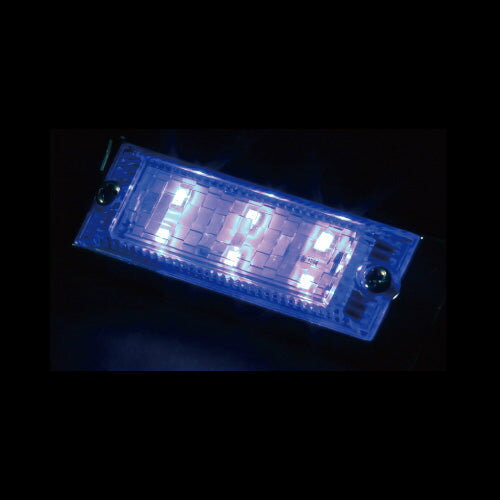 メーカー直送 ジェットイノウエ ウルトラフラットマーカーランプ 24V ブルー カラーレンズ 534591 ※代引・返品不可