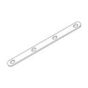 メーカー直送 ジェットイノウエ ストロングステー ストレート ステンレス No.2(300) 596102 ※代引・返品不可