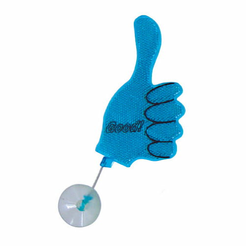 吸盤でガラスにピタリ車の振動で左右にスイングします。●色 ブルー 【送料】 送料：1回のご注文につき600円（税別）の送料をご請求いたします。 ※沖縄・離島は別途見積もりとなります。 ※ご注意 こちらの商品は取寄せ対応品です。 ご注文〜納品...