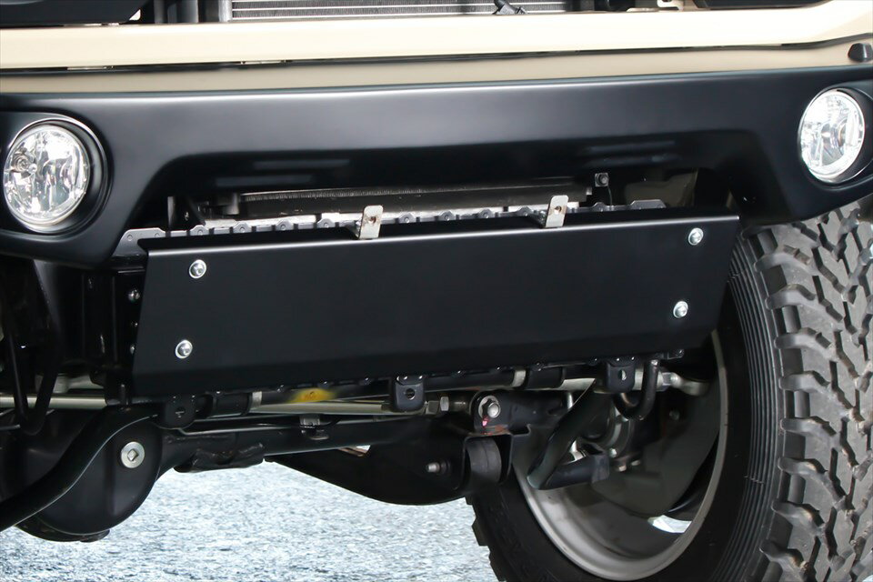 乐天商城 - メーカー直送 モーターファーム 新型ジムニー JB64 フロントスキッドプレート （Aタイプ・ウレタンバンパー用） ※代引不可・返品不可