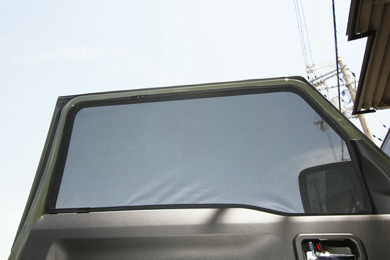 メーカー直送 モーターファーム 新型ジムニー メッシュサンシェード 2P JB64/JB74専用 ※代引不可・返品不可