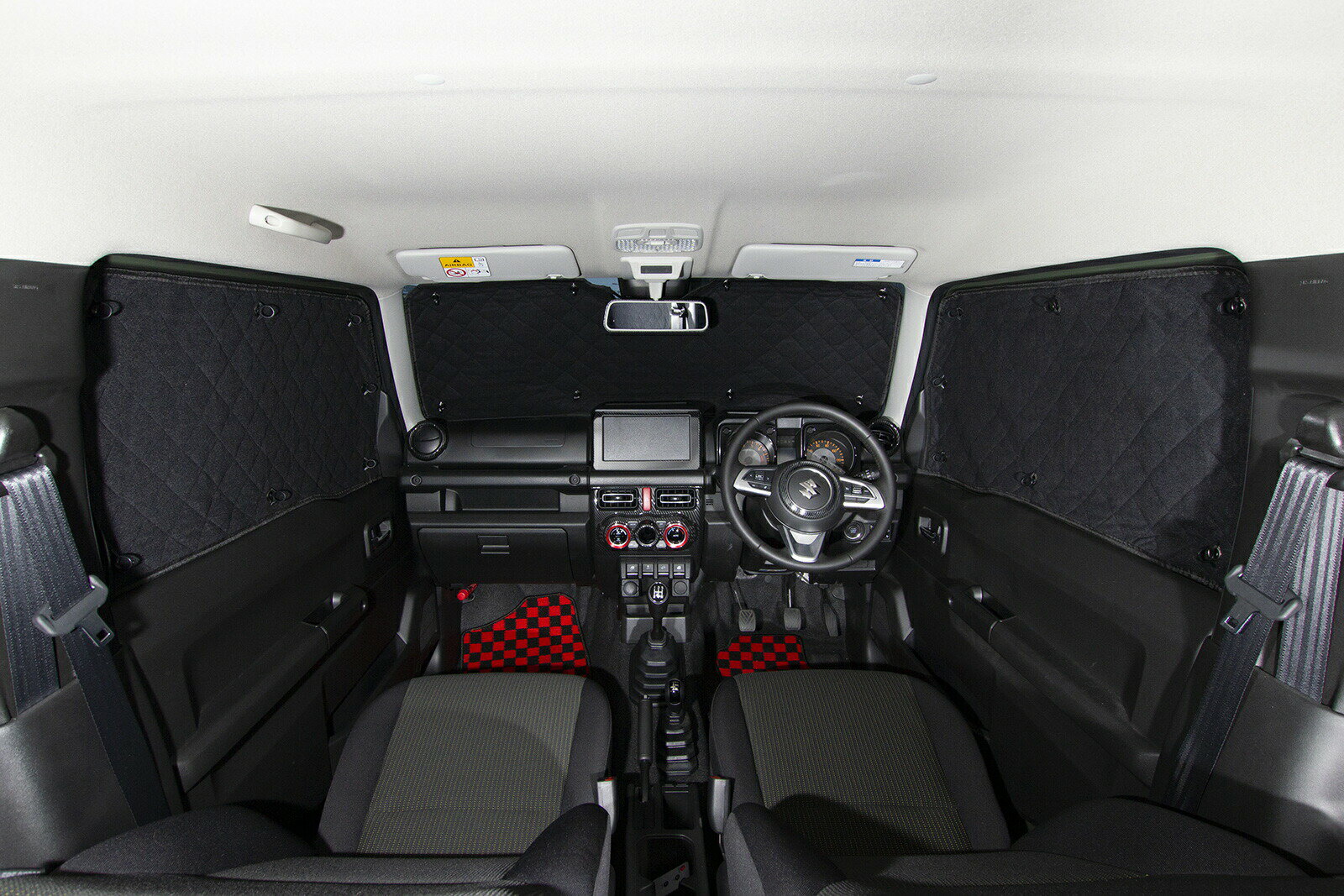 メーカー直送 モーターファーム 新型ジムニー JB64/JB74 サンシェード 6P ※代引不可・返品不可