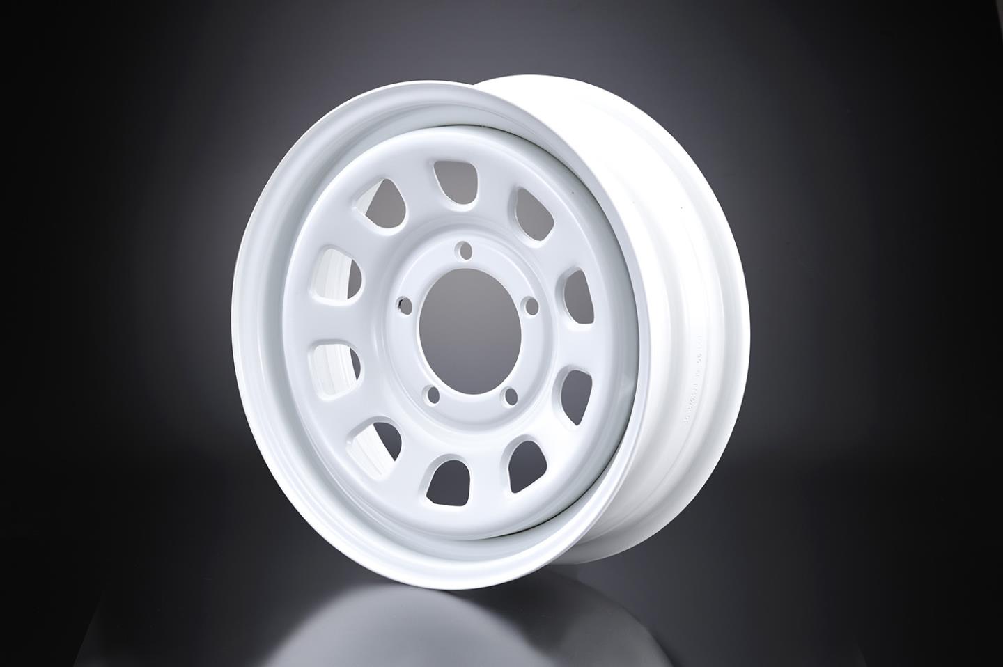 メーカー直送 モーターファーム ホイール FARM デイトナ ホワイト 16×5.5J/5H+20 4本SET ※代引不可・返品不可