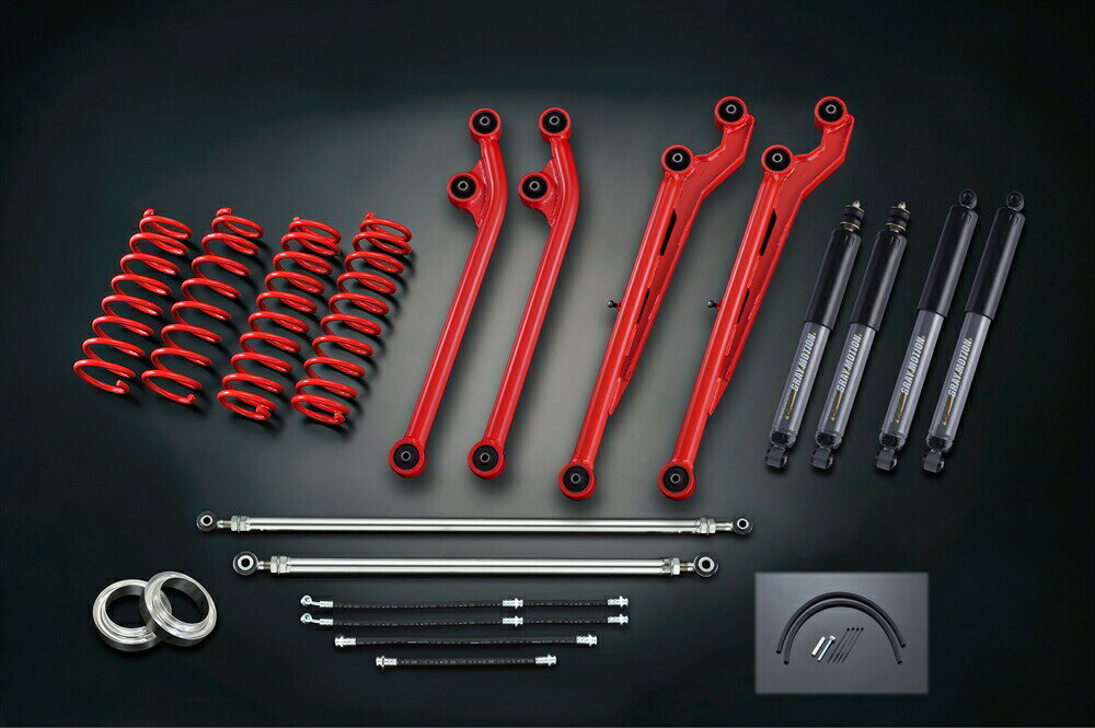 メーカー直送 モーターファーム FARM サスペンションセット 新型ジムニーシエラ JB74【 EXTREMER GRAY MOTION SSPROEXGR セット 2インチ 】 ※代引不可・返品不可