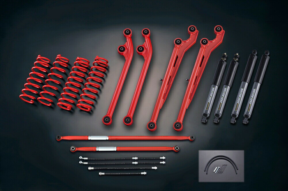 メーカー直送 モーターファーム FARM サスペンションセット 新型ジムニー JB64【 EXTREMER GRAY MOTION STPROEXGR セット 2インチ 】 ※代引不可・返品不可