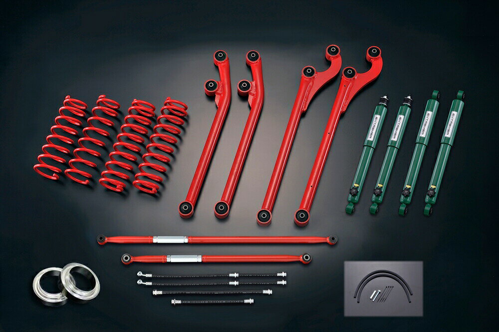 メーカー直送 モーターファーム FARMサスペンションセット 新型ジムニーシエラ JB74【 STPROEX セット 2インチ 】 ※代引不可・返品不可