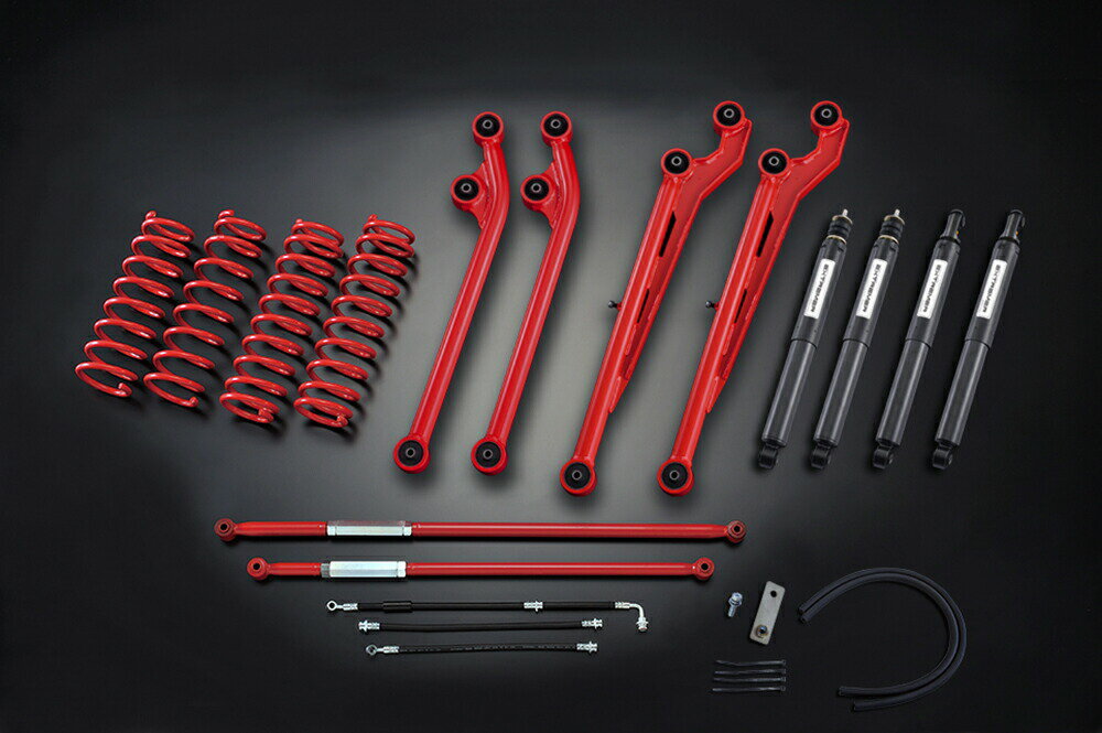 メーカー直送 モーターファーム FARM サスペンションセット JB23/33/43 【 EXTREMER BLACK STPROEXBK 2インチ】 ※代引不可・返品不可