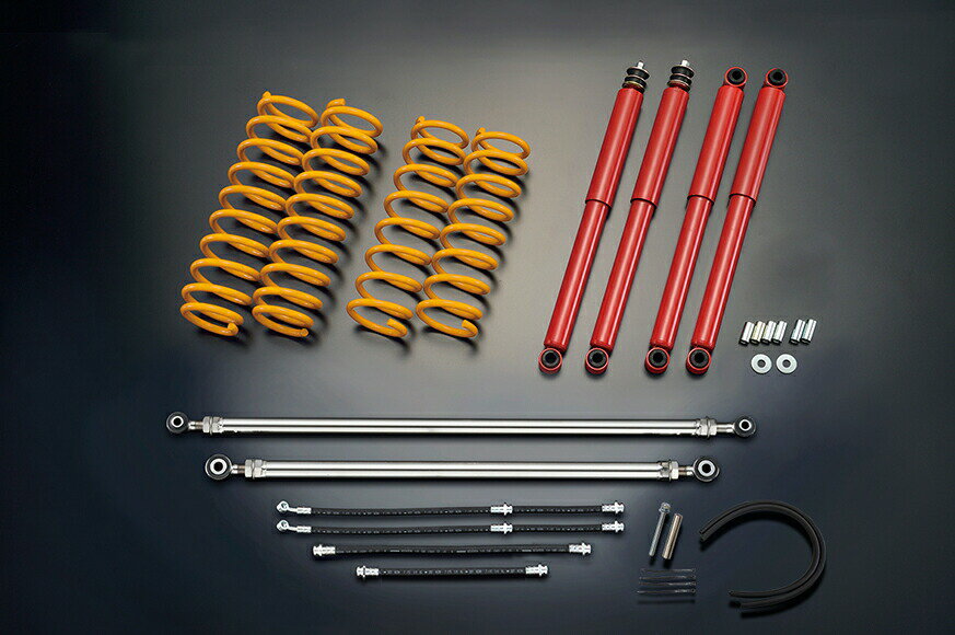 メーカー直送 モーターファーム 【JC74 リフトアップ サスペンションキット】ジムニー ノマド JC74 30mm アップ【SS 30mm セット】Motor Farm