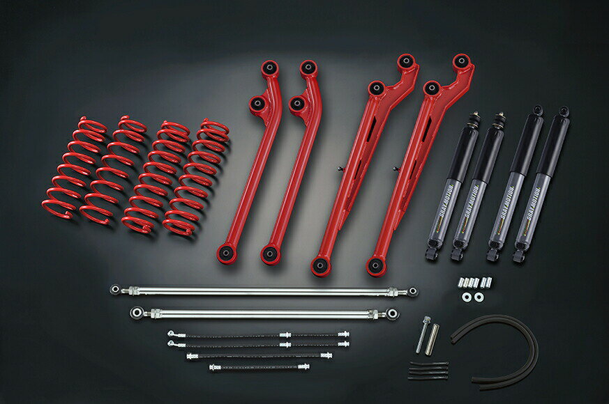 メーカー直送 モーターファーム 【JC74 リフトアップ サスペンションキット】ジムニー ノマド JC74 2インチ【SS PRO EX GR セット】Motor Farm