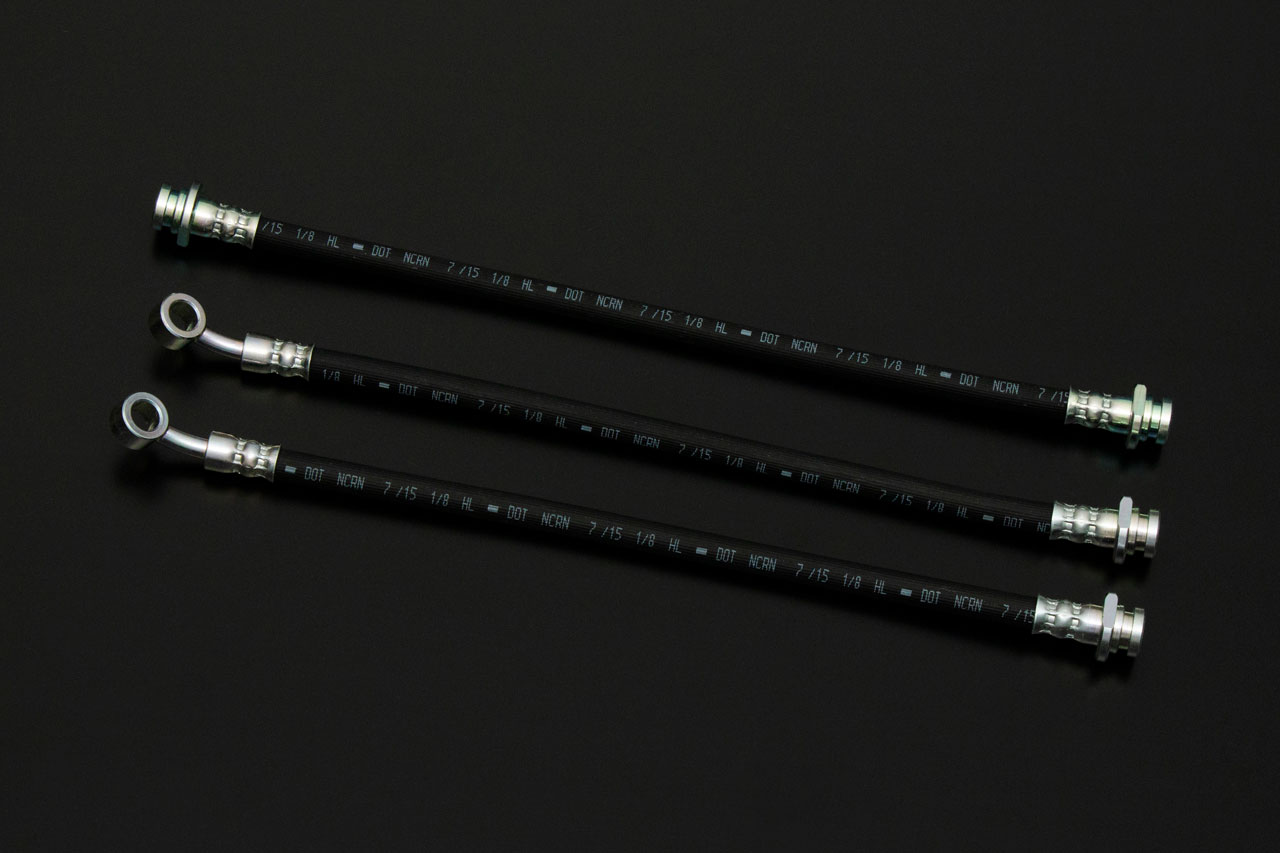 メーカー直送 モーターファーム ジムニー　JA11 専用 100mmロングブレーキホース　SET ※代引不可・返品不可