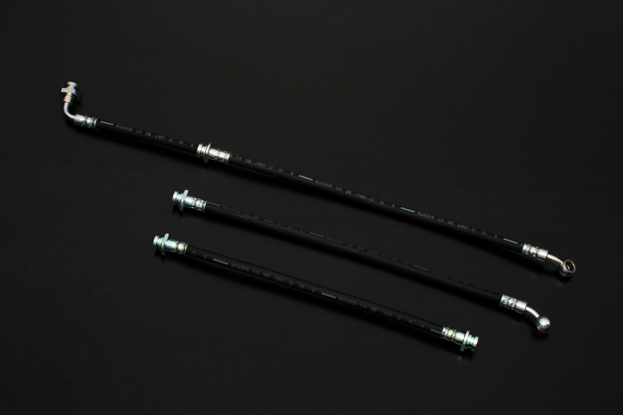 メーカー直送 モーターファーム JA12，22 専用 50mmロングブレーキホース　SET ※代引不可・返品不可