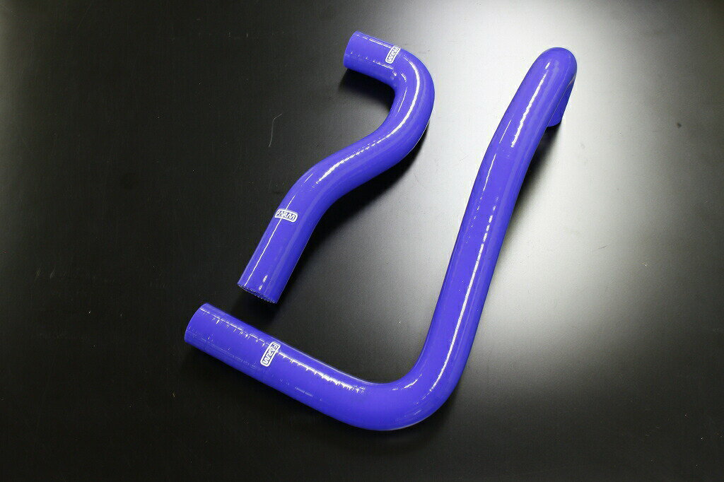 メーカー直送 モーターファーム SJ30　ラジエターシリコンホース　ブルー ※代引不可・返品不可