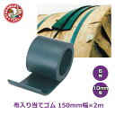 メーカー直送・6枚セット/布入り当てゴム 10厚 150幅×2m