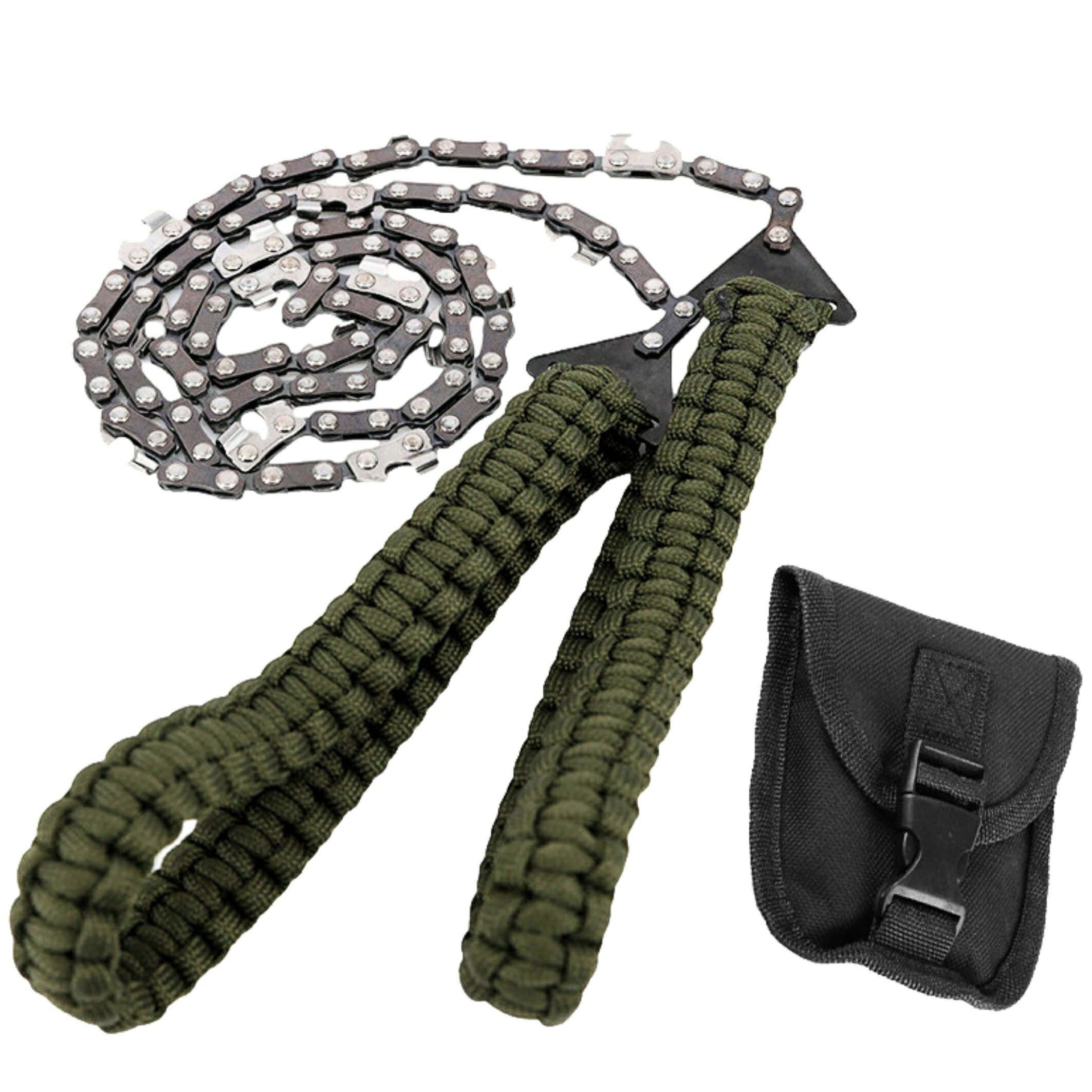 ポケットチェーンソー チェーンソー 手動 ワイヤーチェーンソー ハンドチェーンソー 携帯 折りたたみ 持ち運び アウトドア キャンプ ソロキャンプ サバイバル 防災用品 ワイヤーのこぎり ノコギリ サバイバル 送料無料 ギフト サバゲー