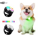 犬 LEDライト USB 散歩ライト 夜の散歩 安全 防犯 事故防止
