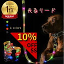 【50%引coupon配布中】 光るリード 充電用USBケーブル付 全4色 犬用 大型犬 中型犬 小型犬 LEDライト LEDリード 防水 お散歩ひも 犬用品 お散歩グッズ ペット ドッグリード カラフルリード 犬レインボー 照明 犬リード 安全リード ペット用リード 夜お散歩 安全 ペット用品
