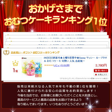 到着は22日(水)も可★Sassy サッシー ループタオル おむつケーキ 可愛い 人気 出産祝い 男の子 女の子 赤ちゃん 名入れ 名前入り 刺繍 おむつ15枚 ボリューム ギフト ベビーグッズ プレゼント インスタ【あす楽対応】