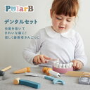 全品pt3倍!7月5日限定★ DADWAY PolarB ポーラービー デンタルセット おもちゃ おままごと 歯医者 出産祝い 誕生日 ギフト 木製 室内 木製玩具 知育 知育玩具 しかけ 木のおもちゃ 子供 男の子 女の子 可愛い 人気 1位 ギフトセット 七夕 織姫彦星