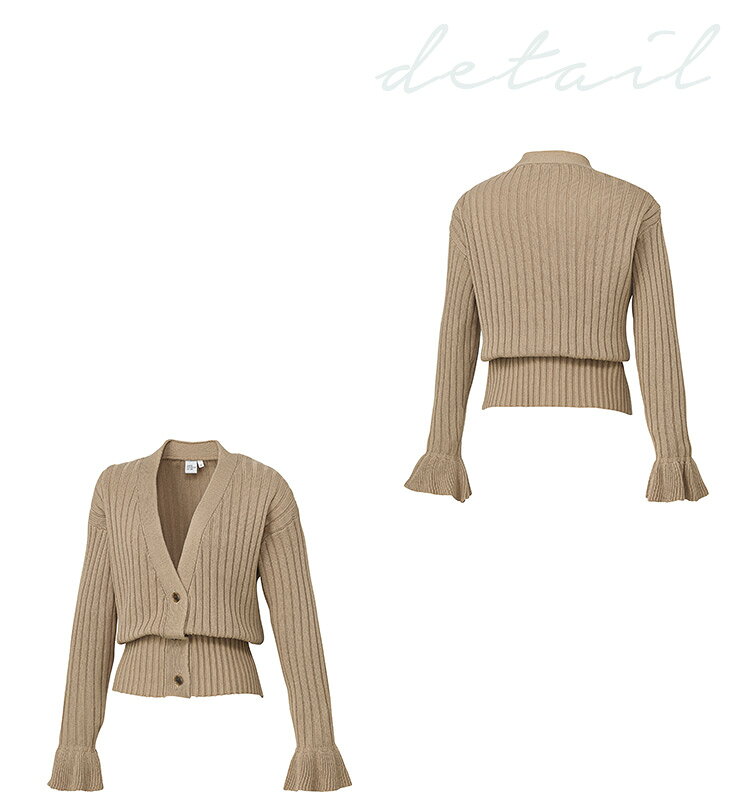 ON TIMEのDOM カーディガン レディース DOM-0042 メディカル 制服 医療 クリニック 病院 美容 サロン エステ unite division of me｜アングル2