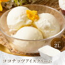 送料無料 ココナッツアイスクリーム(SH)2リットル | アイスクリーム アイス 贈り物 業務用 父の日 お中元 敬老の日 お歳暮 クリスマス お年賀 バレンタ...