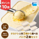 【ポイント10倍】タカナシ バニラアイス人気5種から選べる2個セット│タカナシ タカナシミルク アイスクリーム アイス 業務用 大容量 2個 バニラ バニラビー...