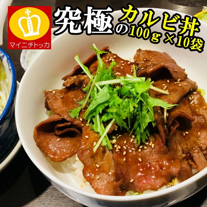 送料無料 牛カルビ丼10食入り 肉 レ