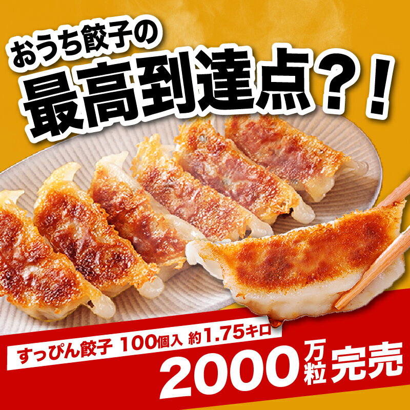 累計2000万個完売◆奇跡の一粒「すっぴん」餃子100個 絶品味付き約1.8kg！約16人前 もつ鍋 おかず お弁当 冷凍食品 ぎょうざ ギョウザ お歳暮 送料無料 2