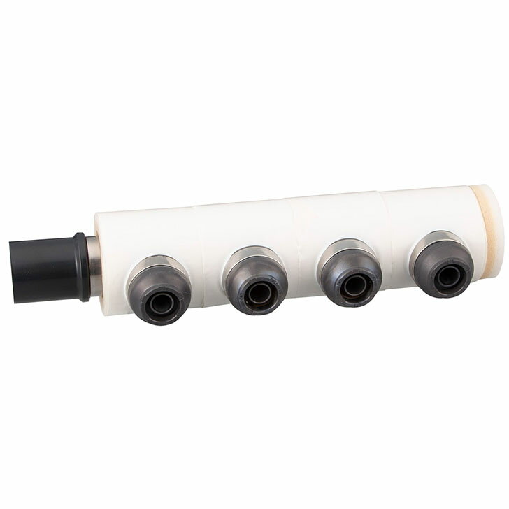 オンダ製作所　WHSA1-JE05　回転ヘッダーセット　IN側HIVP20×1口　OUT側13A（PEX・PB）×4口　10mm保温材・分割型　ダブルロックジョイント