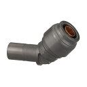 オンダ製作所 HRL102-1313 45°エルボ変換アダプター 変換前13A(PEX・PB)→変換後13A(PEX・PB) 樹脂製 ダブルロックジョイントレボス