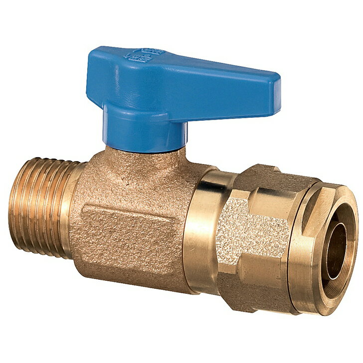 オンダ製作所　WB5-2013B-S　テーパおねじ　R3/4×13A（PEX・PB）　ハンドル（ブルー）　ダブルロックジョイント