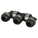オンダ製作所 WH1-EE03 回転ヘッダー IN側13A(PEX・PB)×1口 OUT側13A(PEX・PB)×2口 ダブルロックジョイント