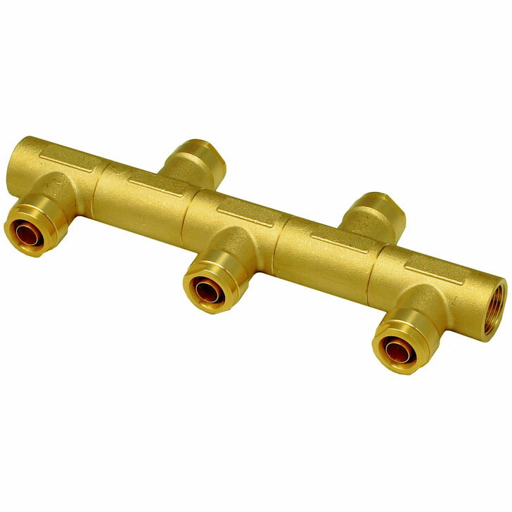 オンダ製作所　WRH11-1305-S　回転ヘッダー　IN側Rc3/4×1口　OUT側Rc3/4×1口+13A（PEX・PB）×5口　ダブ..