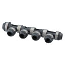 オンダ製作所 WH1A-BA06 樹脂ヘッダー IN側16A(PEX)×1口 OUT側13A(PEX・PB)×5口 ダブルロックジョイント