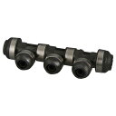 オンダ製作所 WH1A-BB05 回転ヘッダー IIN側16A(PEX)×1口 OUT側16A(PEX)×1口、13A(PEX)×3口 ダブルロックジョイント